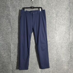 RHONE Mens Navy Blue Commuter Performance Stretch Pants Size 34x32